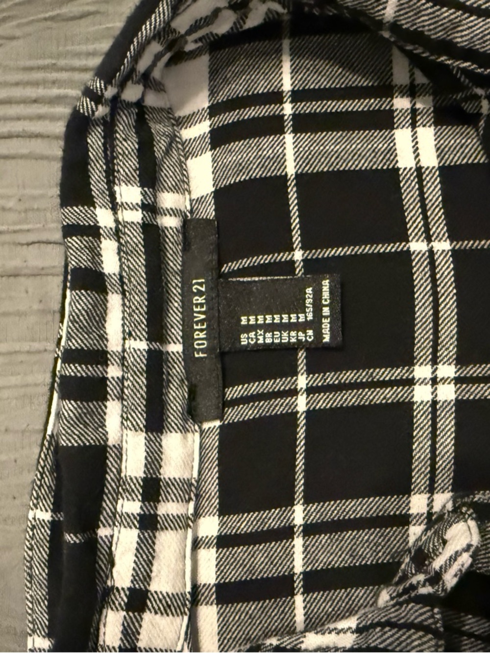 Flannel Dress - Picture 3 of 3